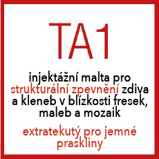 LEDAN TA1 (LEDAN D2) - injektáž pro mikrotrhliny do 5 mm ve zdivu
